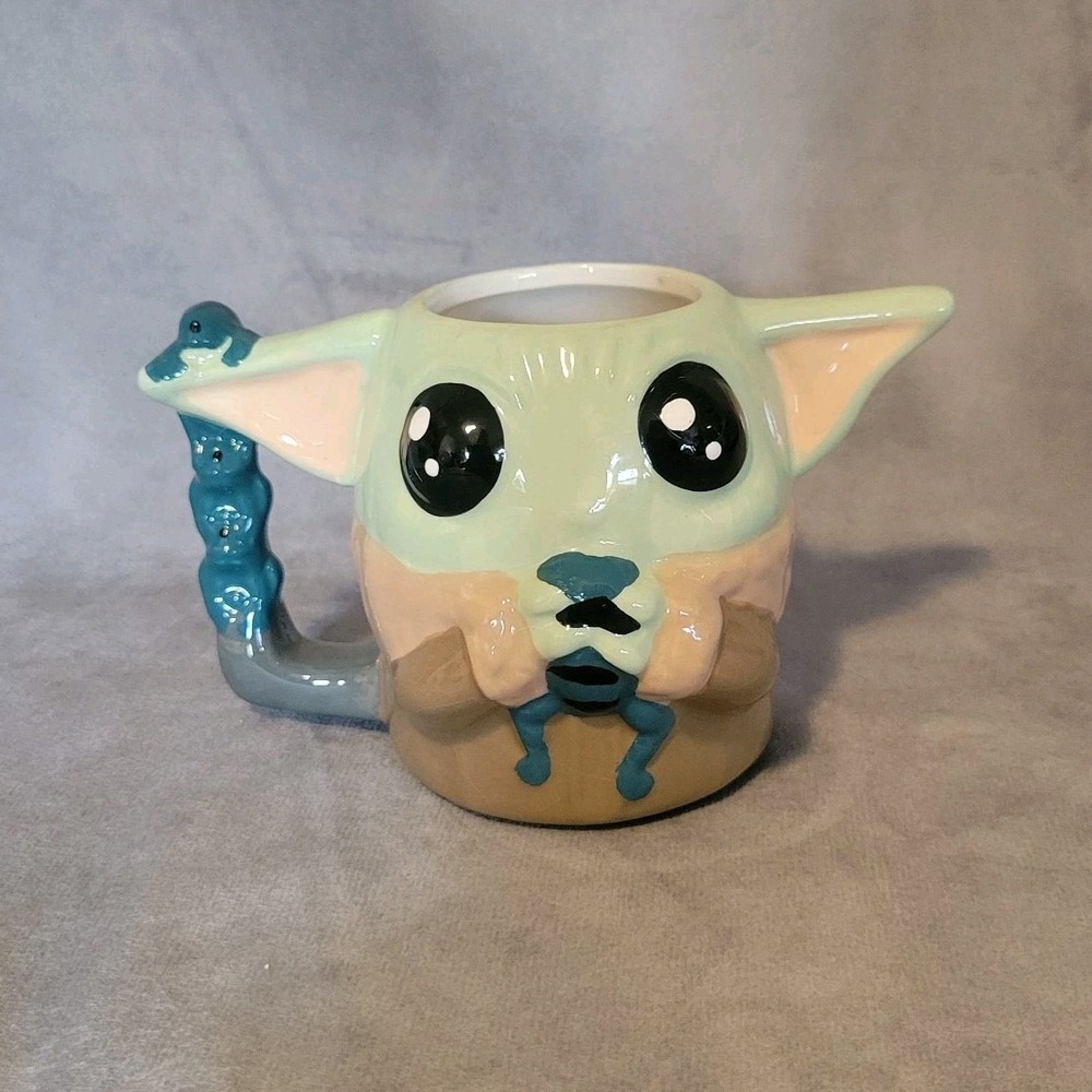 Zak Star Wars Grogu The Mandalorian Baby Yoda 11.5oz Ceramic Collectible Cup